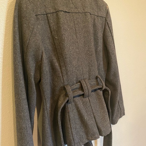 Grey 50% Wool 50% Polyester Jacket - Picture 3 of 3